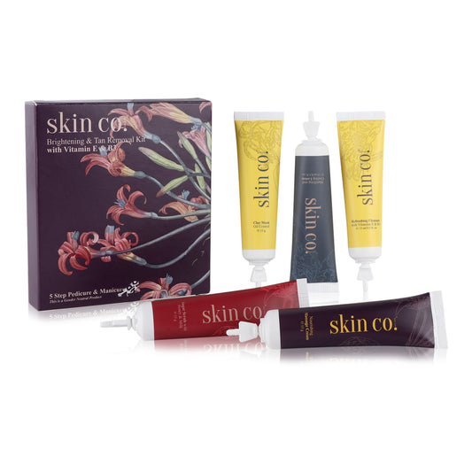 Skin Co. NYC Brightening & Tan Removal Pedicure/ Manicure Spa Kit