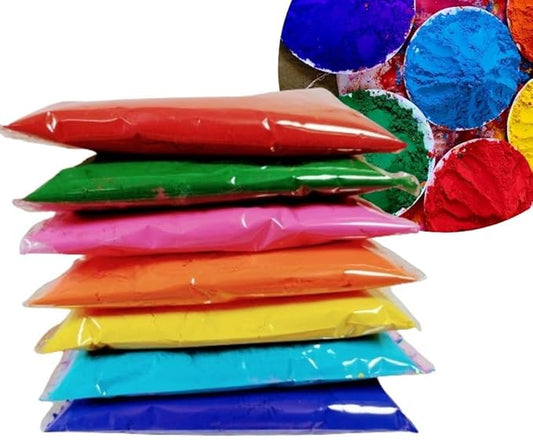 Holi Colours Organic, Holi Colours Set - 7(50 Gram)